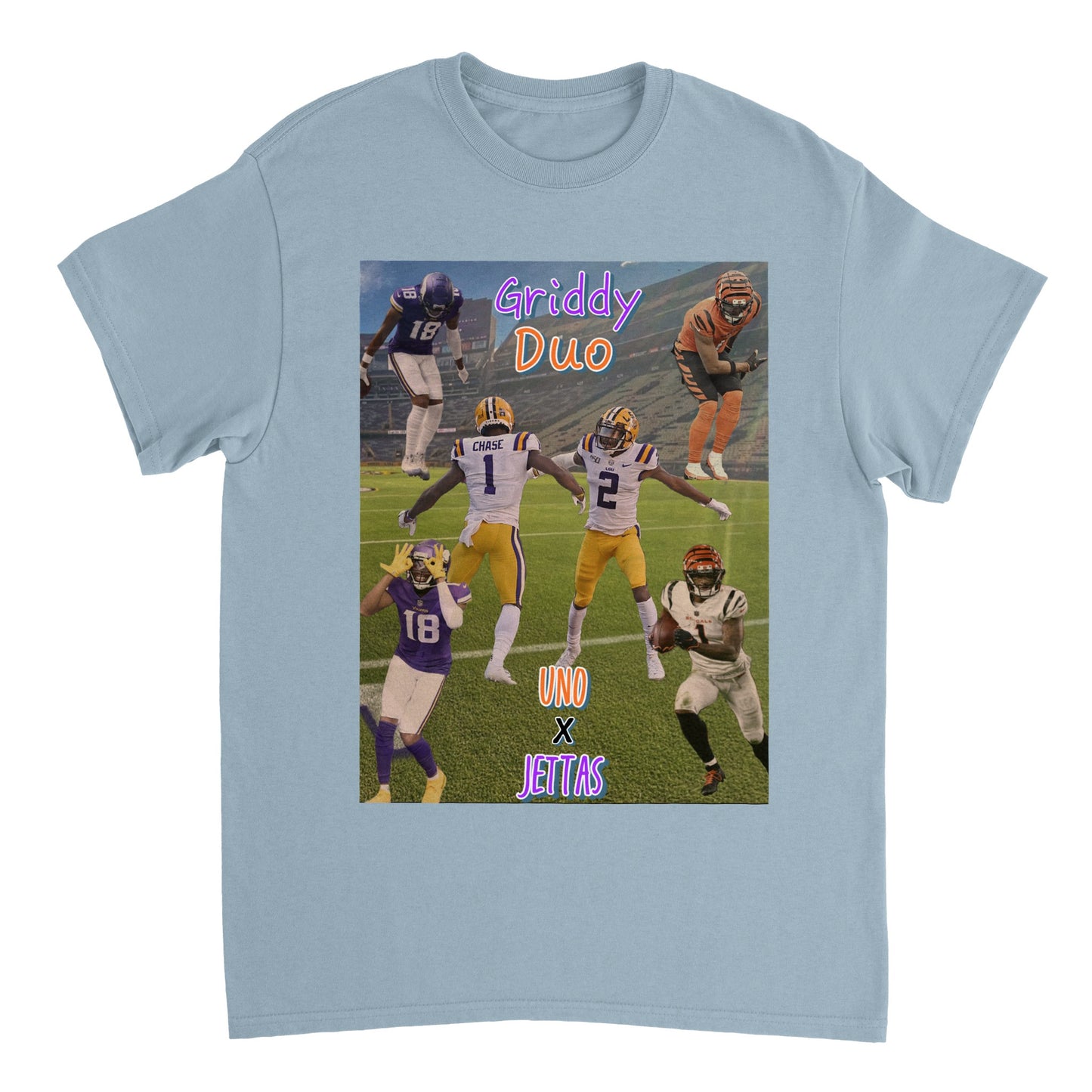 "Griddy Duo" Justin Jefferson & Ja'Marr Chase T-Shirt!