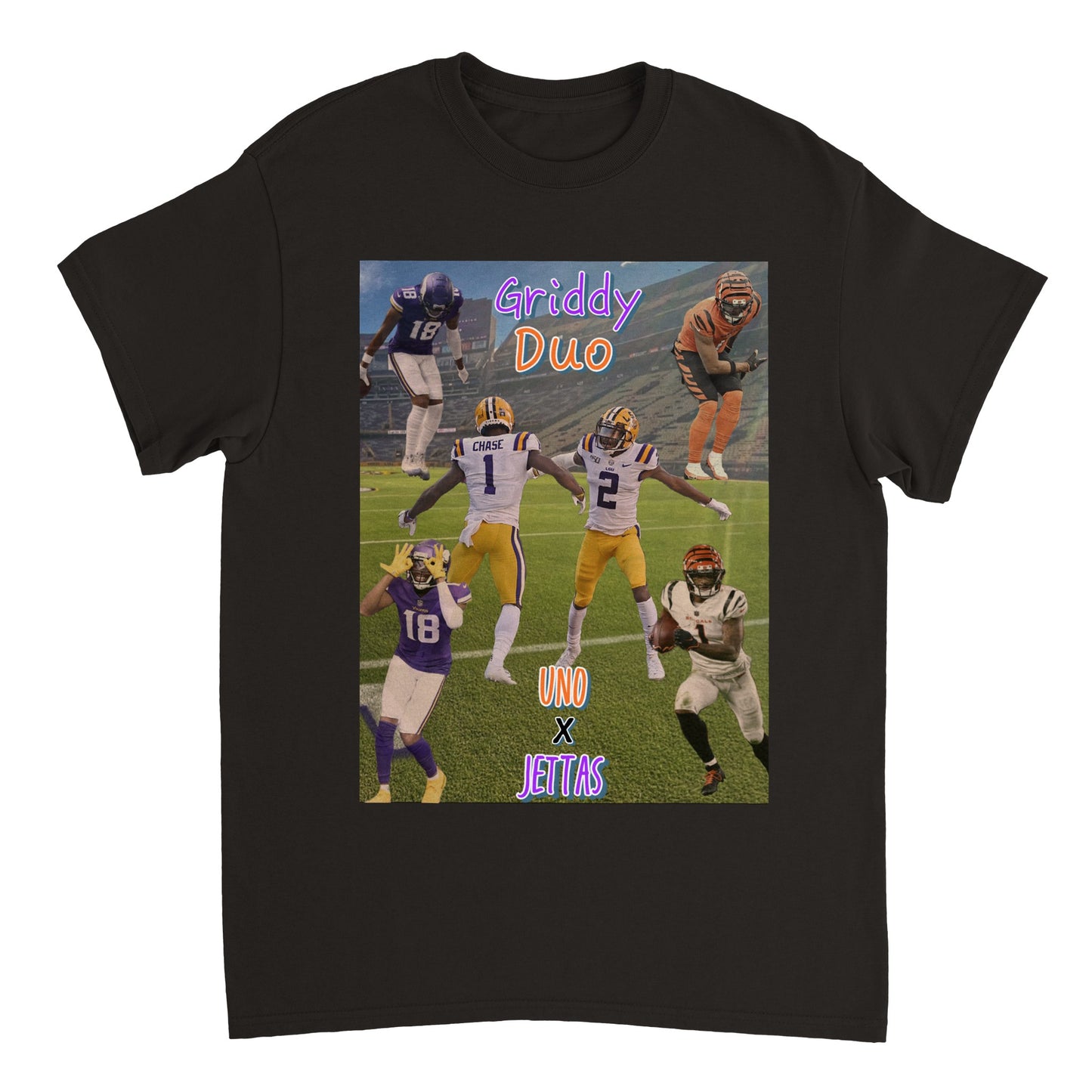 "Griddy Duo" Justin Jefferson & Ja'Marr Chase T-Shirt!