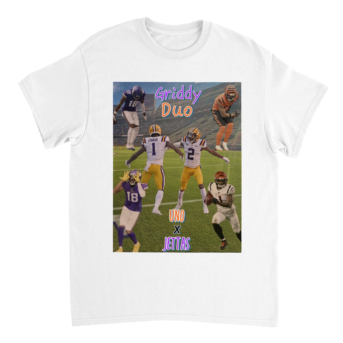 "Griddy Duo" Justin Jefferson & Ja'Marr Chase T-Shirt!